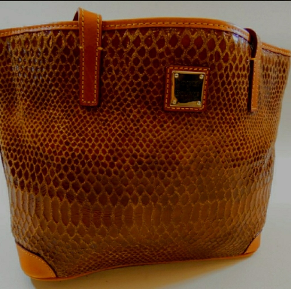 Dooney & Bourke Leather, Snakeskin Print Purse